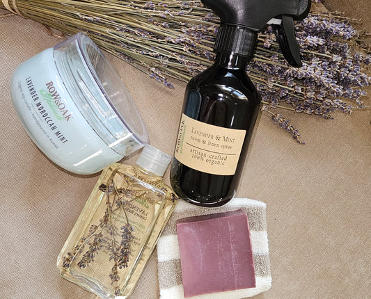 Relaxing Spa Gift Box - Lavender & Mint