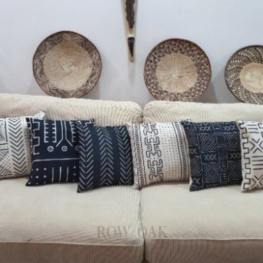 African Mud Cloth-Style Cushions