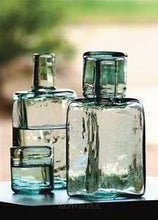 Load image into Gallery viewer, Bedside Water Carafe and Glass- Seagreen - Row & Oak