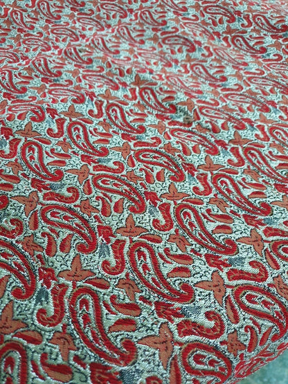 Crimson Paisleys Tablecloth