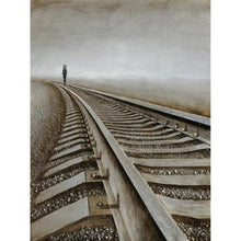 Load image into Gallery viewer, Destination Anywhere - Rail Track Artwork - Row & Oak