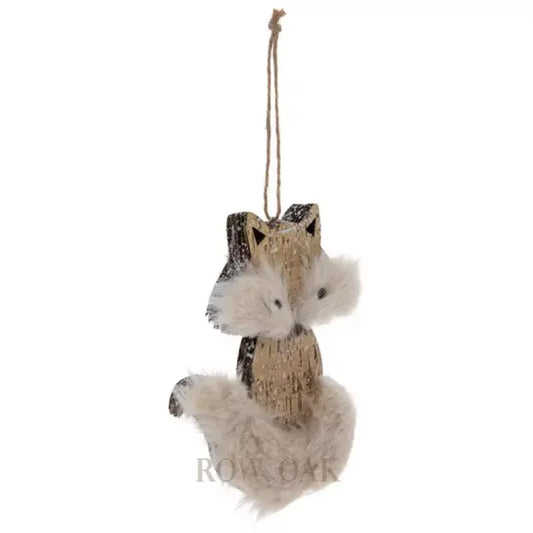 Fuzzy Fox Ornament