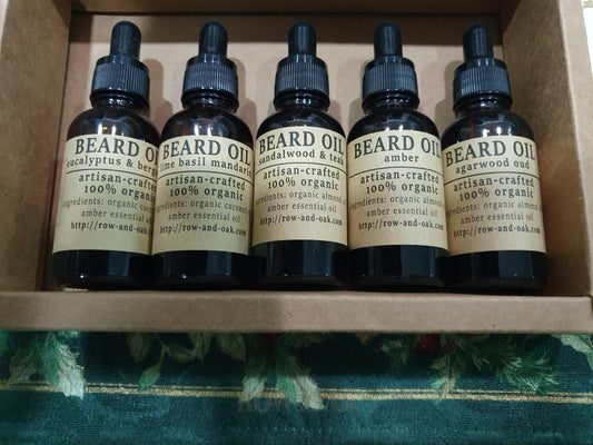 Gift Box Of Beard Oils - Organic