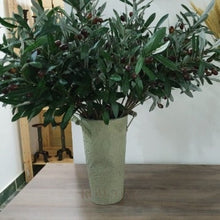 Load image into Gallery viewer, Pale Green Metal Stem Container - Row & Oak