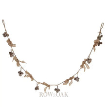 Load image into Gallery viewer, Pine Cone & Burlap Garland