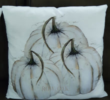 Load image into Gallery viewer, Pumpkin Cushions White Pumpkins Chair & Sofa