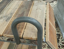 Load image into Gallery viewer, Reclaimed Wood & Metal Console On Wheels