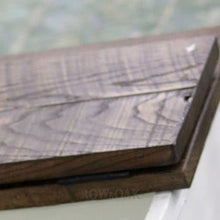 Load image into Gallery viewer, Repurposed  Walnut Brown Wooden Coffee Table - Row & Oak