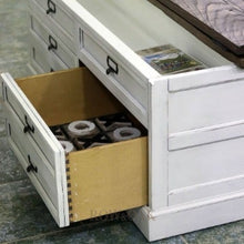 Load image into Gallery viewer, Repurposed  Walnut Brown Wooden Coffee Table - Row & Oak
