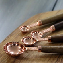Load image into Gallery viewer, Rose Gold Measuring Spoon Set