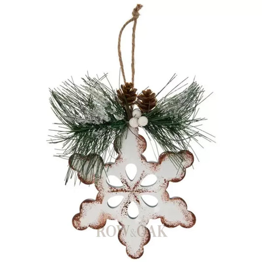 Rustic Snowflake Ornament 2
