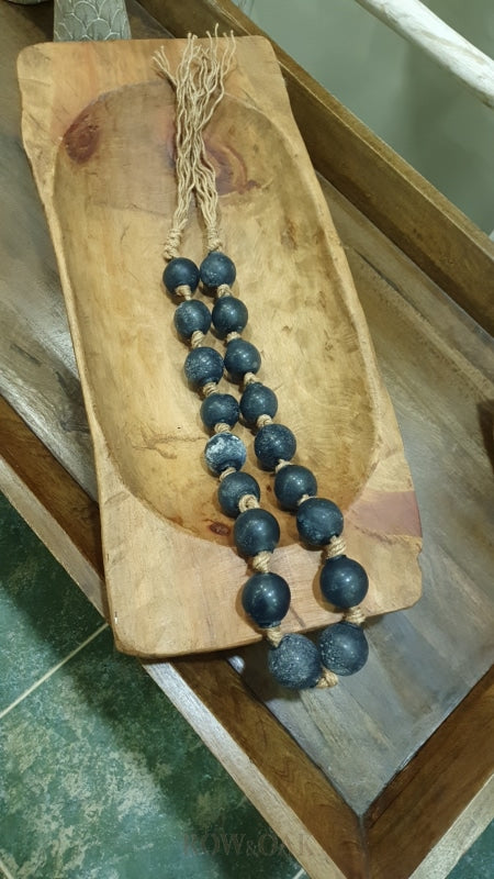 Strand Of Blue Glass Beads