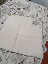Load image into Gallery viewer, Vintage Embroidered Tablecloth with Matching Napkins - Row & Oak