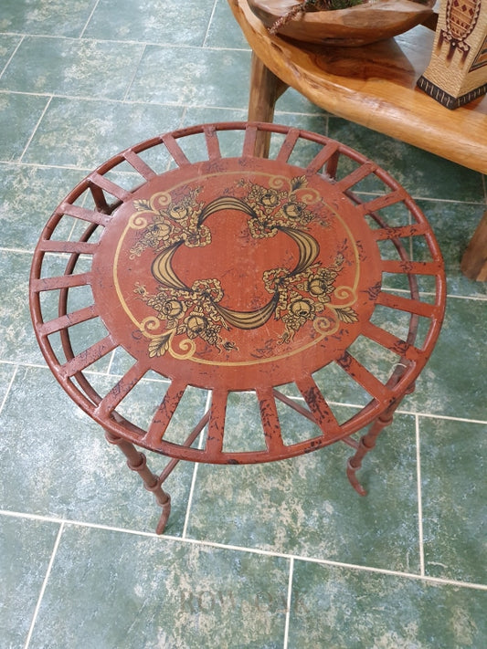 Vintage Metal Side Table