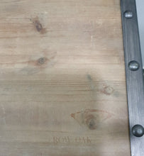 Load image into Gallery viewer, Wood & Metal 3-Drawer Console
