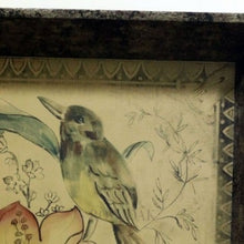 Load image into Gallery viewer, Wooden Tray with Birds and Flowers - Row & Oak