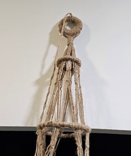 Load image into Gallery viewer, Macrame Hanger with Copper Plate