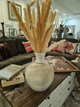 Load image into Gallery viewer, Vintage Ceramic Vase with Dwarf Pampas stems