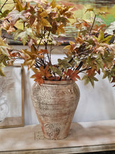 Load image into Gallery viewer, Leaf Imprint Terracotta Planter