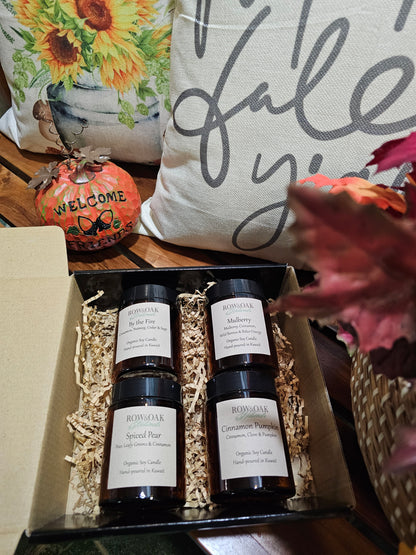 Candle Sampler Gift Box - Holiday Scents