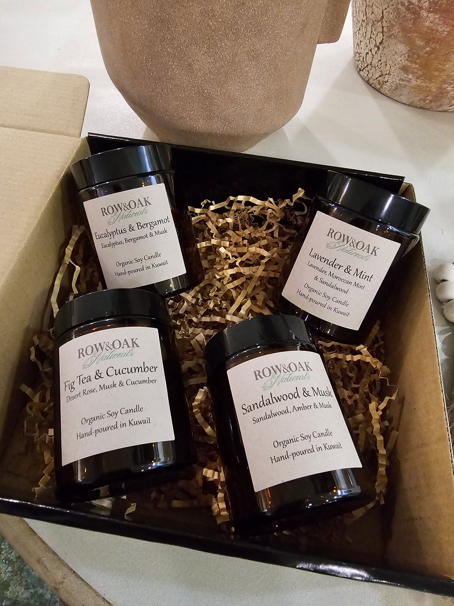 Candle Sampler Gift Box - Spa Scents