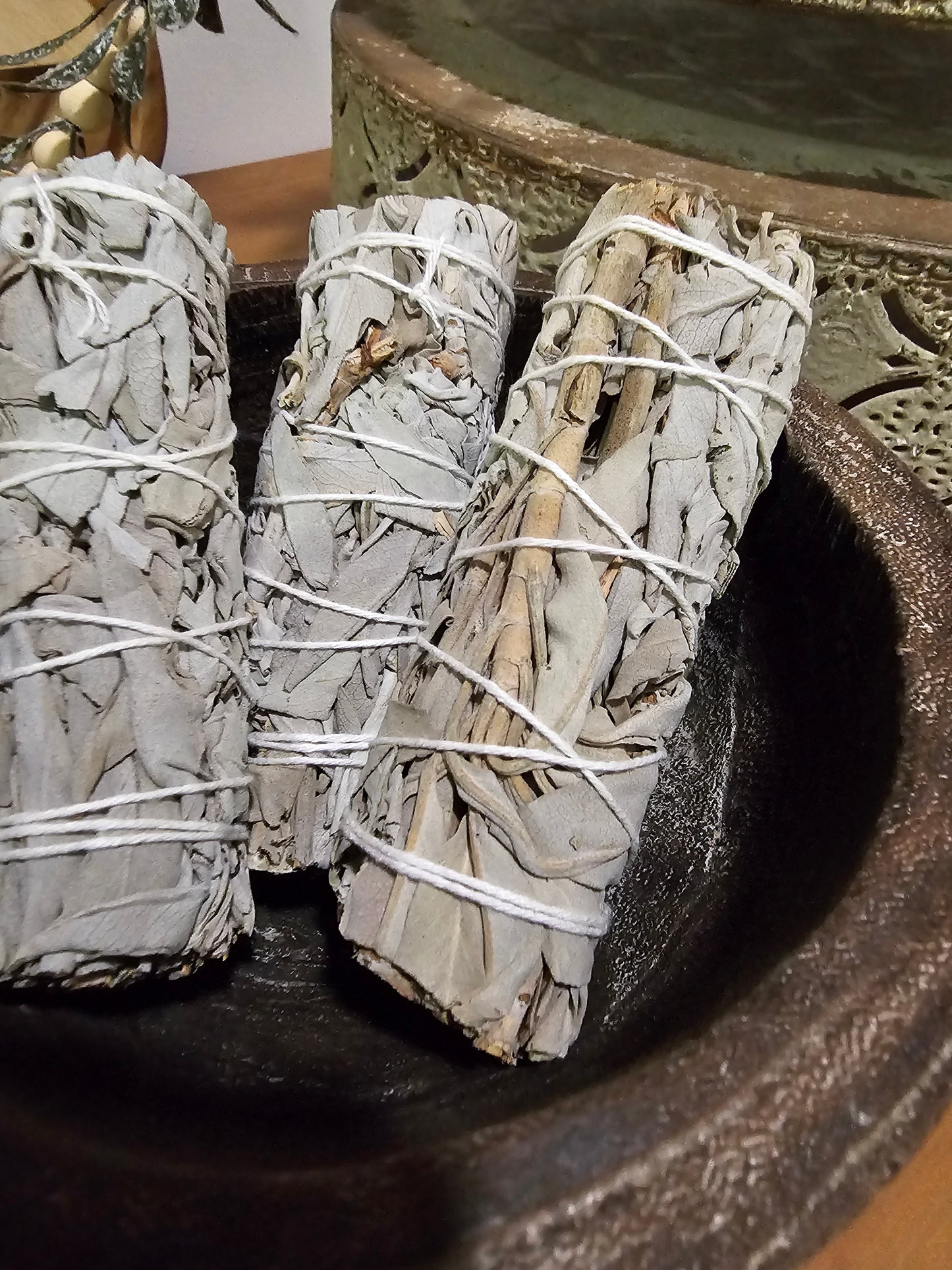 Sage Smudge Sticks with Tray