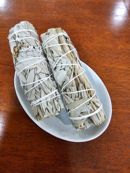 Sage Smudge Sticks with Tray