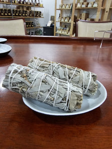 Sage Smudge Sticks with Tray