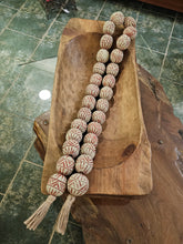 Load image into Gallery viewer, Strand of Wooden &quot;Terracotta&quot; Beads