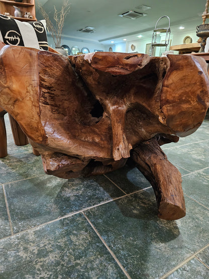 Teak Trunk Coffee Table