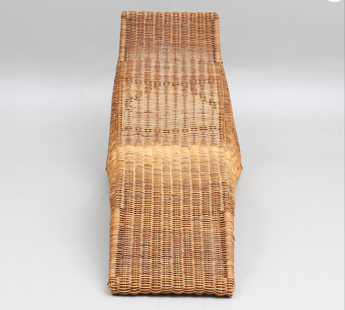 Rattan 'Karlskrona' Chaise Longue by Karl Malmvell, 1998