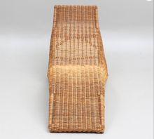 Load image into Gallery viewer, Rattan &#39;Karlskrona&#39; Chaise Longue by Karl Malmvell, 1998