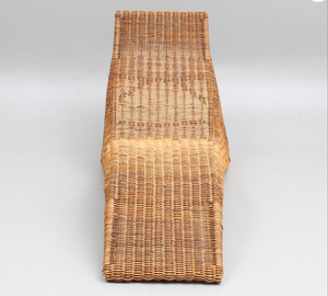 Rattan 'Karlskrona' Chaise Longue by Karl Malmvell, 1998