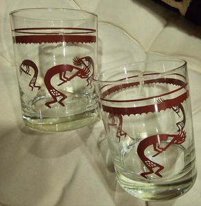 Set of 8 Kokopelli Glasses
