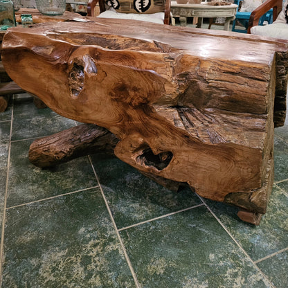 Teak Trunk Coffee Table