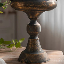 Load image into Gallery viewer, Vintage Metal Flower Vase