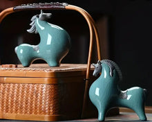 Load image into Gallery viewer, Ceramic Tang Horses - Set of 2