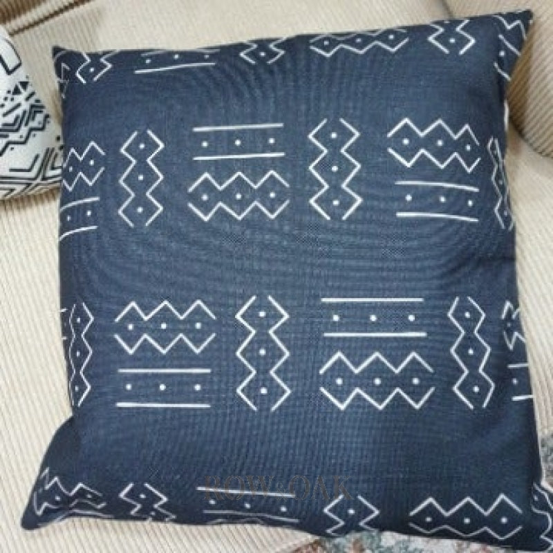 African Mud Cloth-Style Cushions Pattern #13