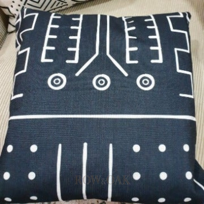 African Mud Cloth-Style Cushions Pattern#2