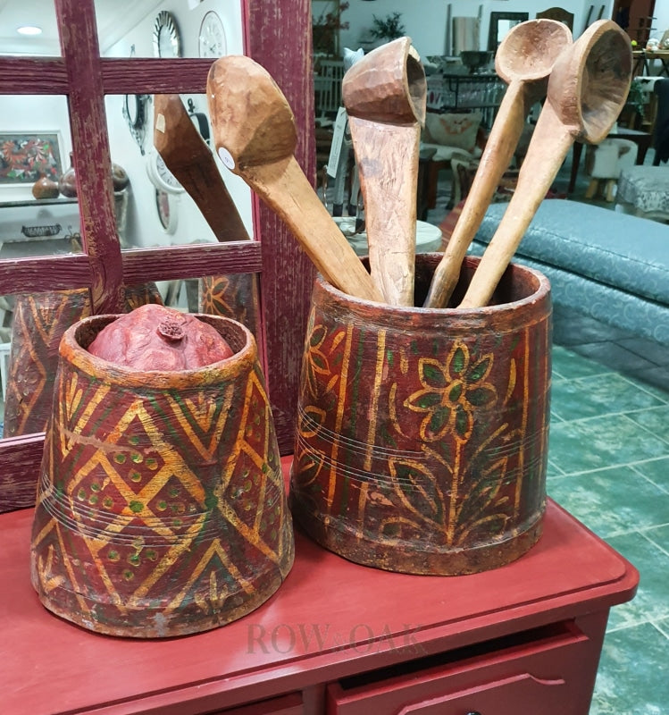 Antique Grain Pots