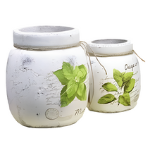 Load image into Gallery viewer, Distressed White Pottery - Mint