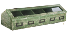 Load image into Gallery viewer, Distressed Vintage Feeder with Cover - Green