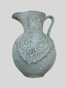 Distressed French Farmhouse Pitcher in Lavender