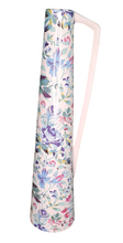 Load image into Gallery viewer, Tall Floral Ceramic Vase with Handle