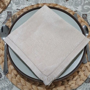 Beige Linen Napkins - Row & Oak