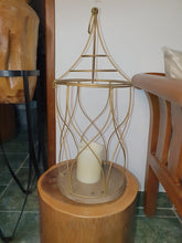 Load image into Gallery viewer, Brass Lantern / Candleholder