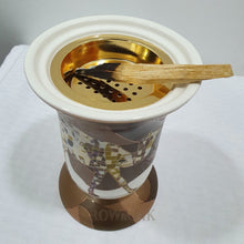 Load image into Gallery viewer, Bukhur Burner For Palo Santo Sticks - Camel Print With Lid