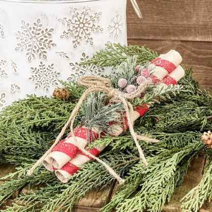 Bundled Candy Cane Branches