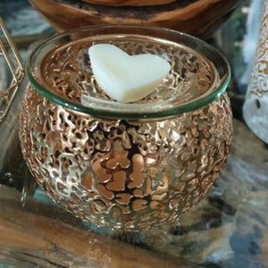 Burner For Candle Melts & Oil - Metal Filigree