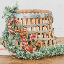 Load image into Gallery viewer, Candy Cane With Bells &amp; Greenery